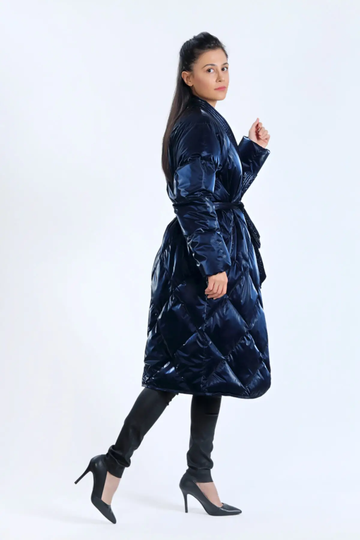 Women's Blue Microgel Coat