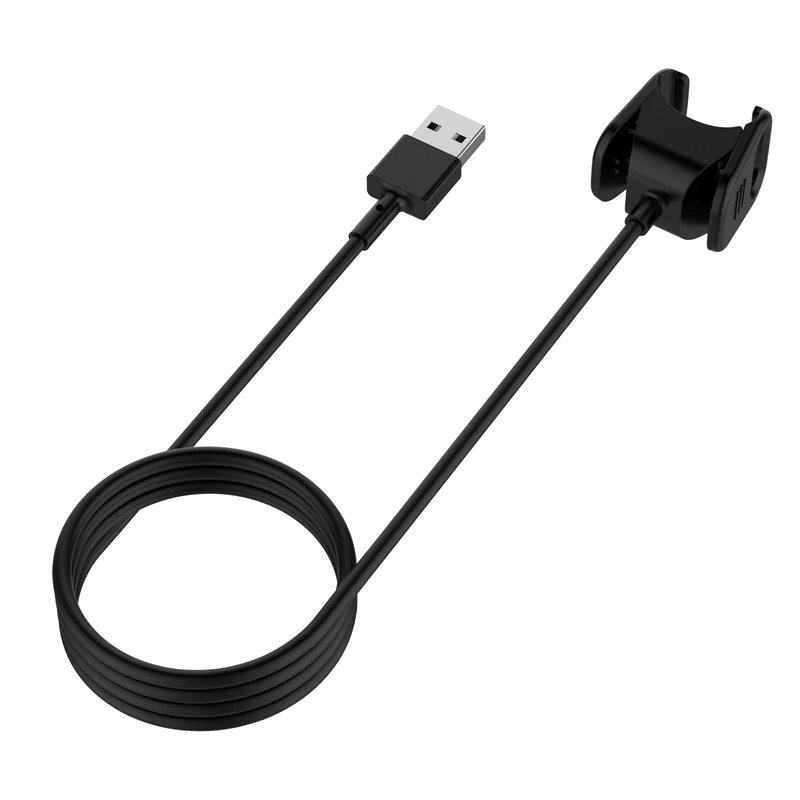 For Fitbit Charge 4 Charger USB Charging Cable Cord Clip Replacement 55CM/100CM Charger Cradle Dock For Fitbit Charge3 Parts