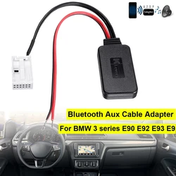 bluetooth Module Radio 12-pin Aux Cable Adapter For BMW 3 Series E90 E92 E93 E91 for Mobile Phone PAD with bluetooth In Car