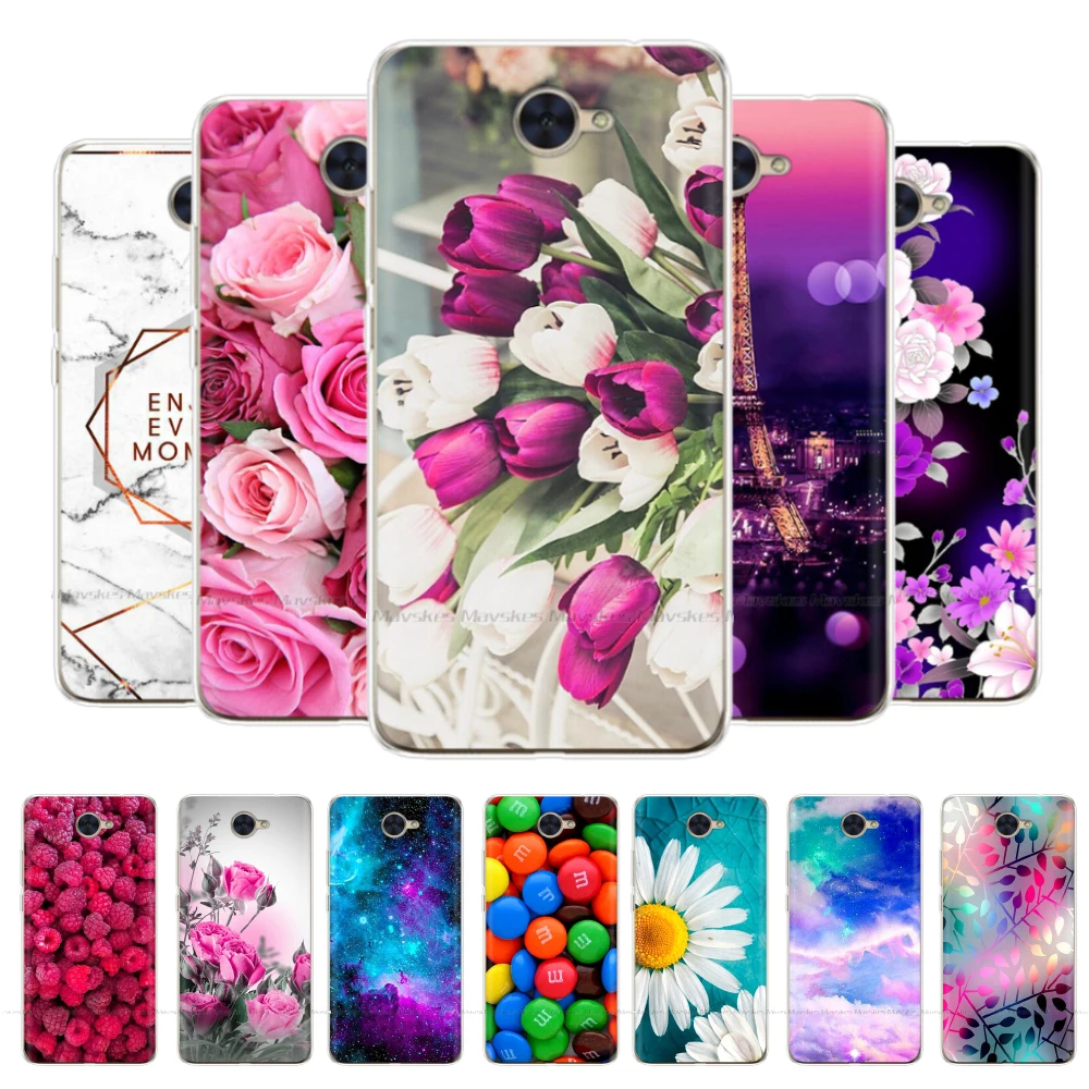 

For Huawei Y7 2017 Case Y7 2019 Silicon Back Cover Phone Case For Huawei Y7 TRT-LX1 TRT-LX2 TRT-LX3 Y 7 2017 Soft TPU Case Cover