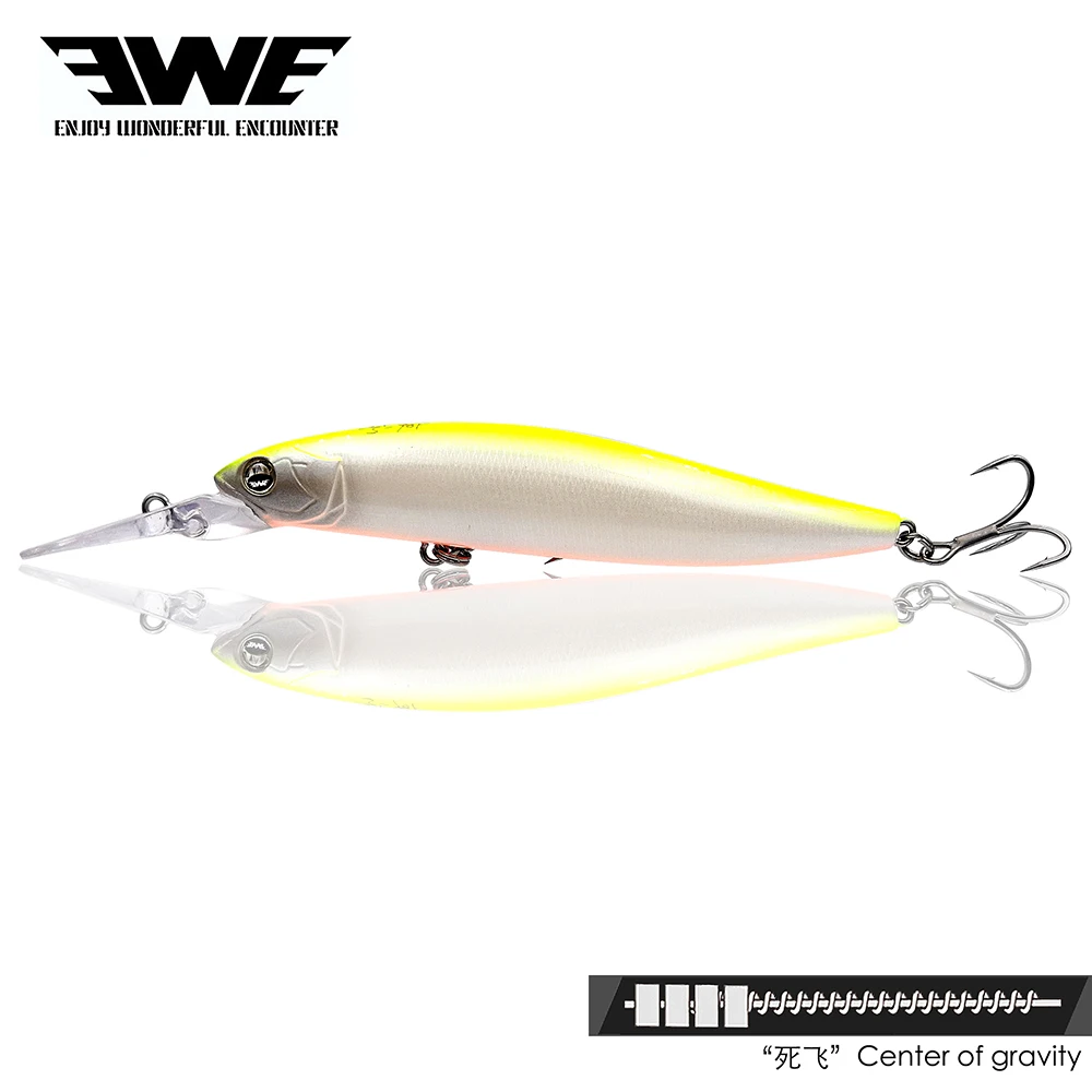 New product EWE chopped flow deep and shallow floating water Mino Alice-mouth bass, mandarin fish, sea lure bait 9g/14g