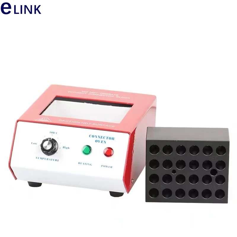 fiber optic epoxy curing oven 24 ports heat polishing oven epoxy curing equipment ELINK