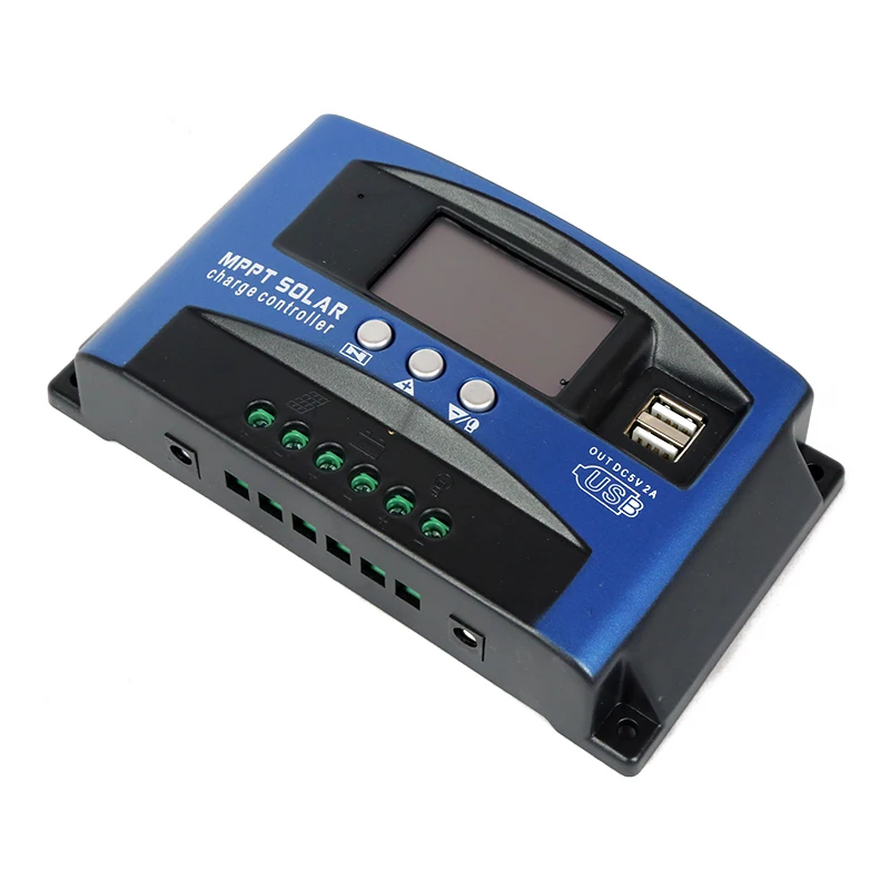 Regolatore di Energia solare Pannelli Battery Pack di Carico MPPT REGOLATORE Solare 12V/24V di Carica e Scarica di Corrente di Controllo del Display