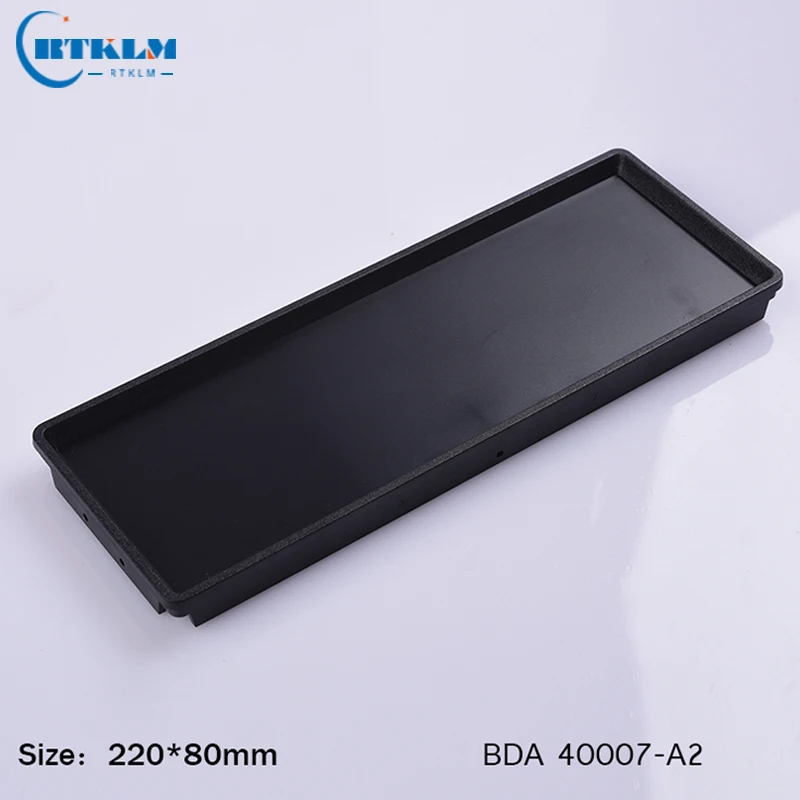 BDA40007 ABS plastic panel 220*80mm iron enclosure with panel abs plastic enclosue