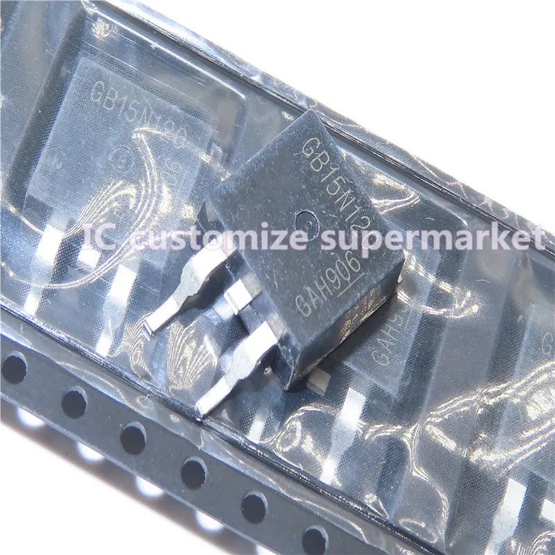 10PCS/LOT GB15N120 SGB15N120   TO-263 1200V 15A SMD Triode