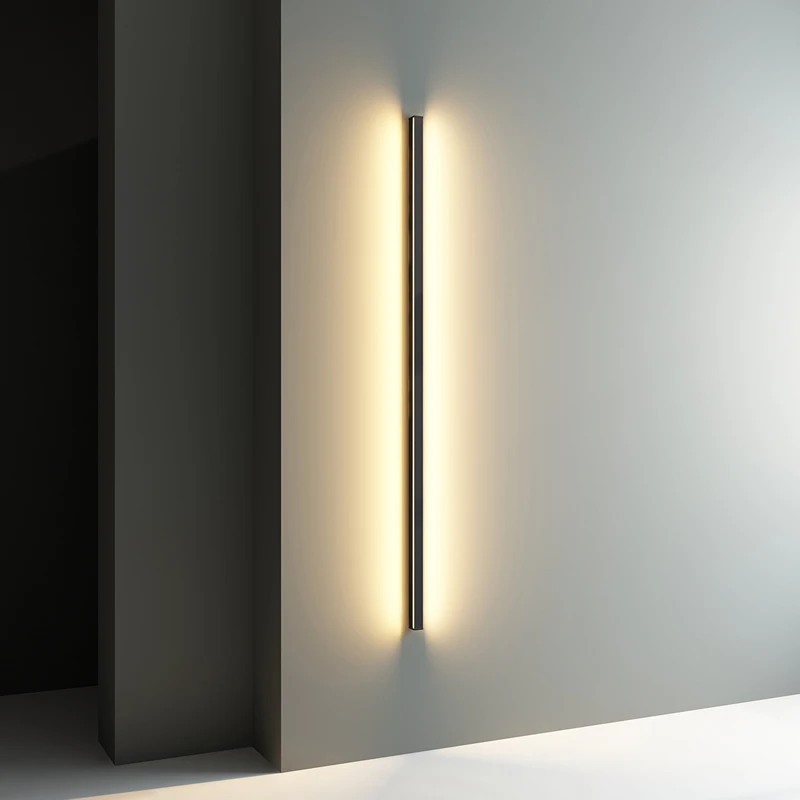 Modern  Long Strip Led Wall Lamp Nordic Living Room Lighting Bedroom Bedside Lamp Wall Light Bathroom Lamps Home Decor Fixtures