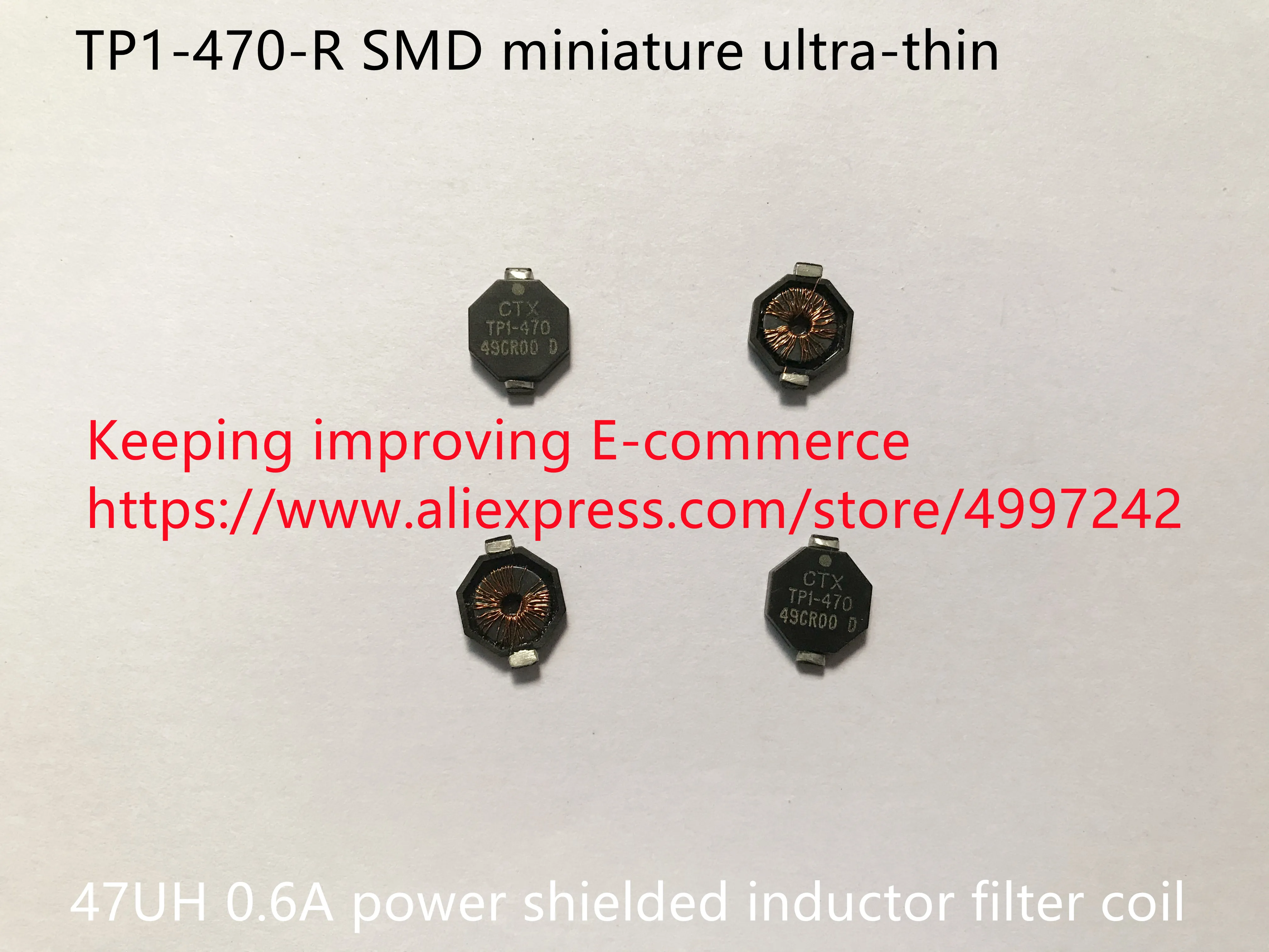 Original new 100% TP1-470-R SMD miniature ultra-thin 47UH 0.6A power shielded inductor filter coil