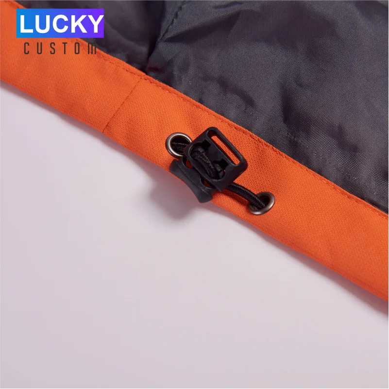 Winter Men's Outdoor Sports Mountaineering Windbreaker Custom Printed Embroidery Logo Climbing Hiking Camping Warm Jacket 3xl