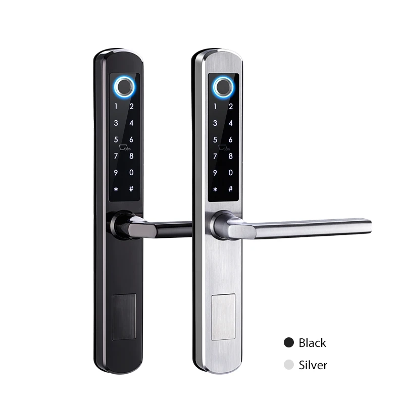 Waterproof Fingerprint Double Door Lock Smart ttlock App Outdoor Gate Lock Iron Gate Lock For Home/Garden/Patio