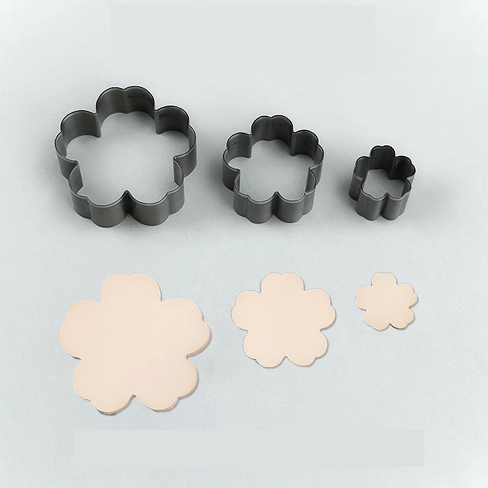 Flower Shape Metal Die Cutting Tool, Wood Dies, Cutter for DIY Leather Crafts, Baking Cake Cutting Sha