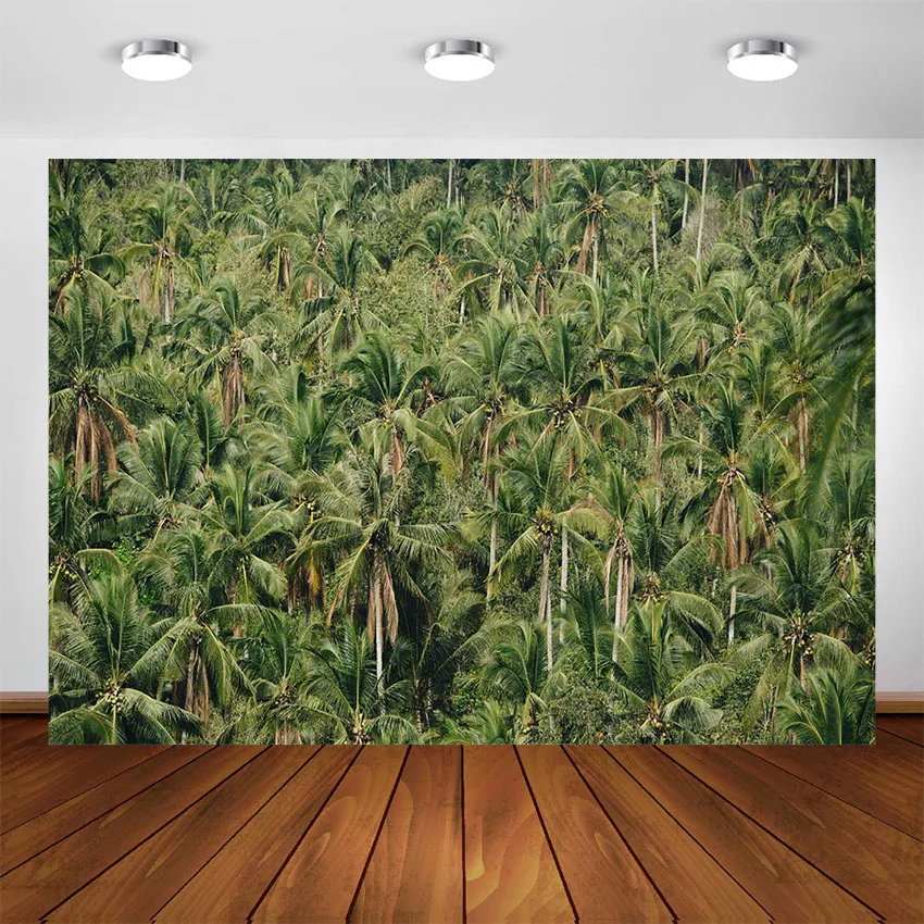 

Jungle Safari Background Tropical Rainforest Palm Tree Adventure Birthday Backdrop Decoration Photo Booth Newborn Photograph