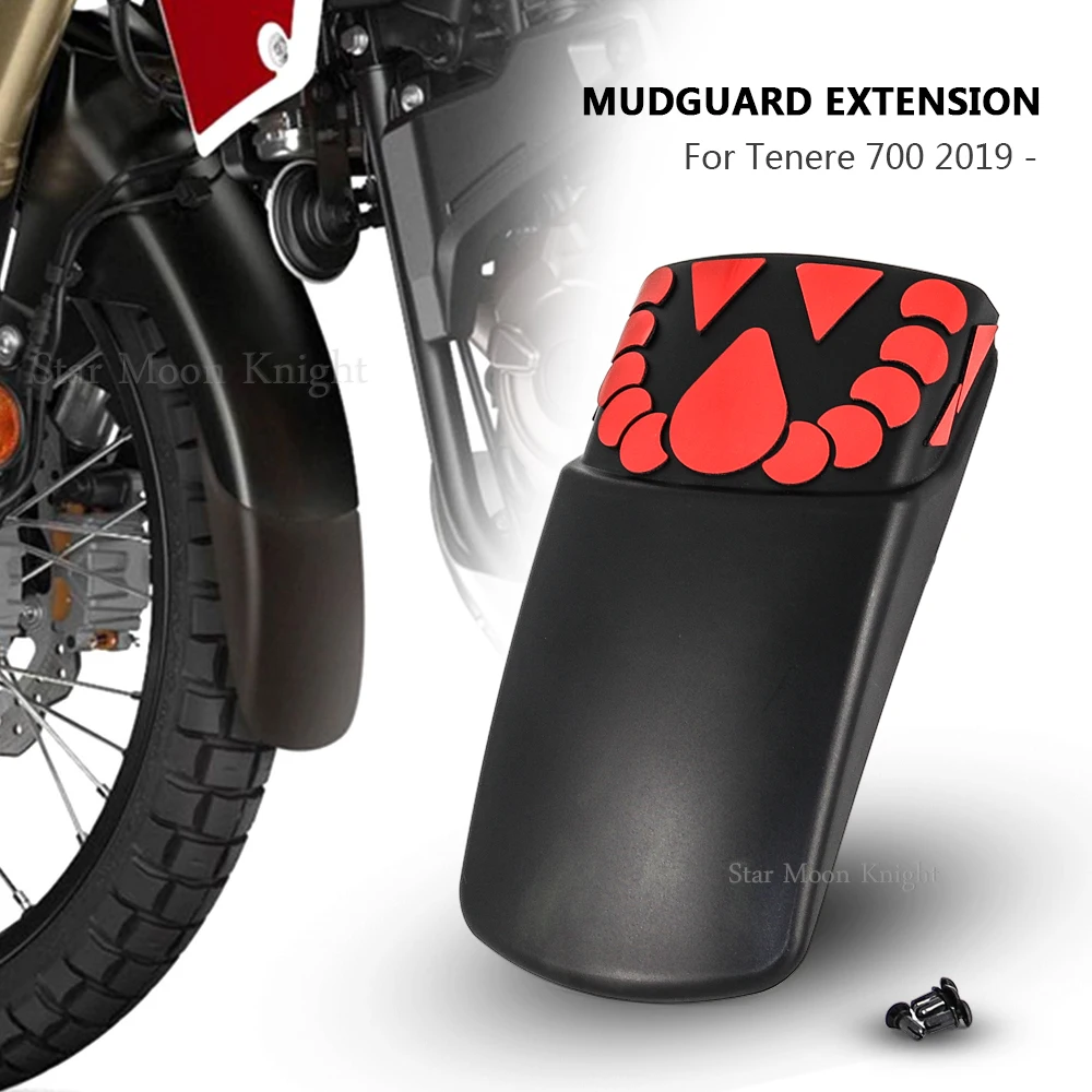 TENERE 700 Motorcycle Front Fender Mudguard Extender Extension Refit untuk Yamaha Tenere 700 Tenere700 dari 2019 2020