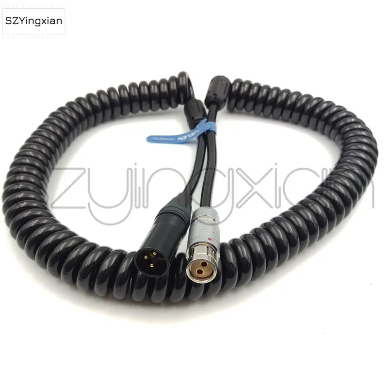 ARRI Alexa XT/XT/XT Camera Power Cord XLR 3-Pin To 2-Pin Female Head Large Spring Wire