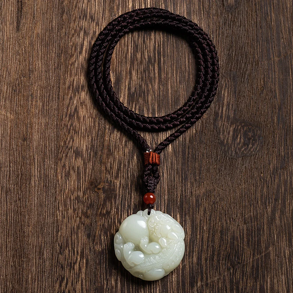 Certified PIYAO Jade Pendants Jadeite Necklace Pendant Women's Jewelry Talisman Pendants Jade Jewelry