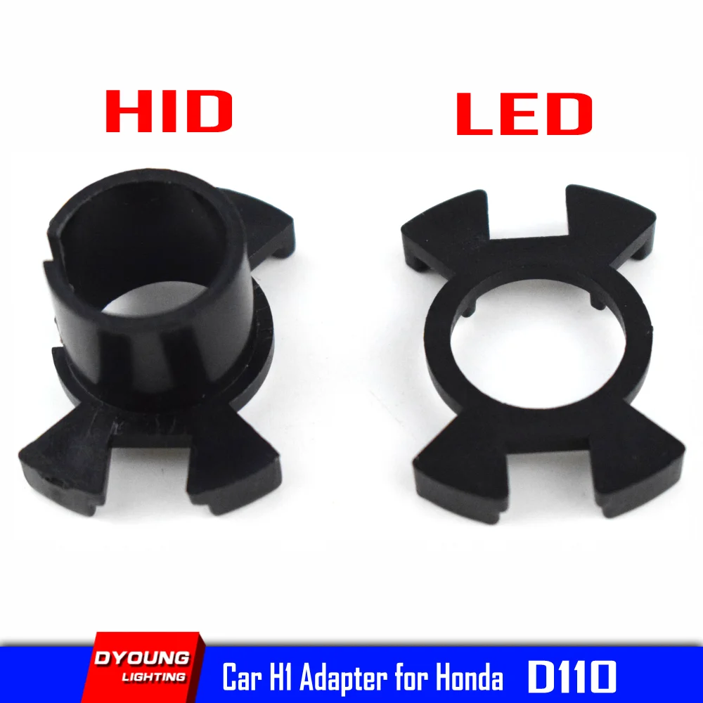 

Dyoung 2 шт. H1 для HID Автомобильная светодиодная лампа для фары адаптер держатель для Honda/Civic/CR-V/Odyssey D110 H110