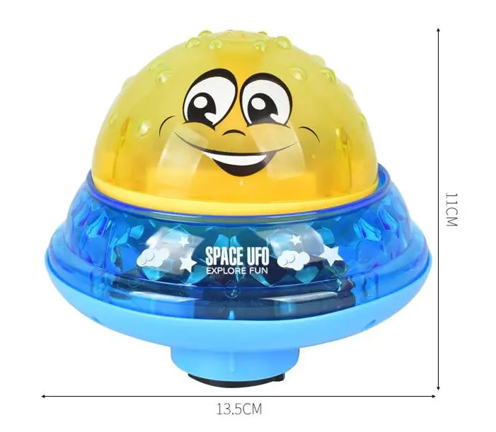 water spray toy Bath Toys Spray Water Light Rotate With Shower balle lumineuse bain water toys Toddler Swimming Party Bathroom