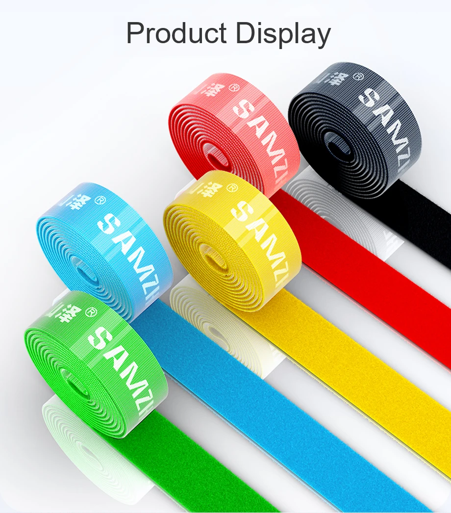 SAMZHE USB-Kabel-Organizer, Kabelbinder, Mauskabelhalter, Kopfhörerhalter, HDMI-Kabel-Management, frei zuschneidbar, Telefon-Kabelschutzband – Detail 6