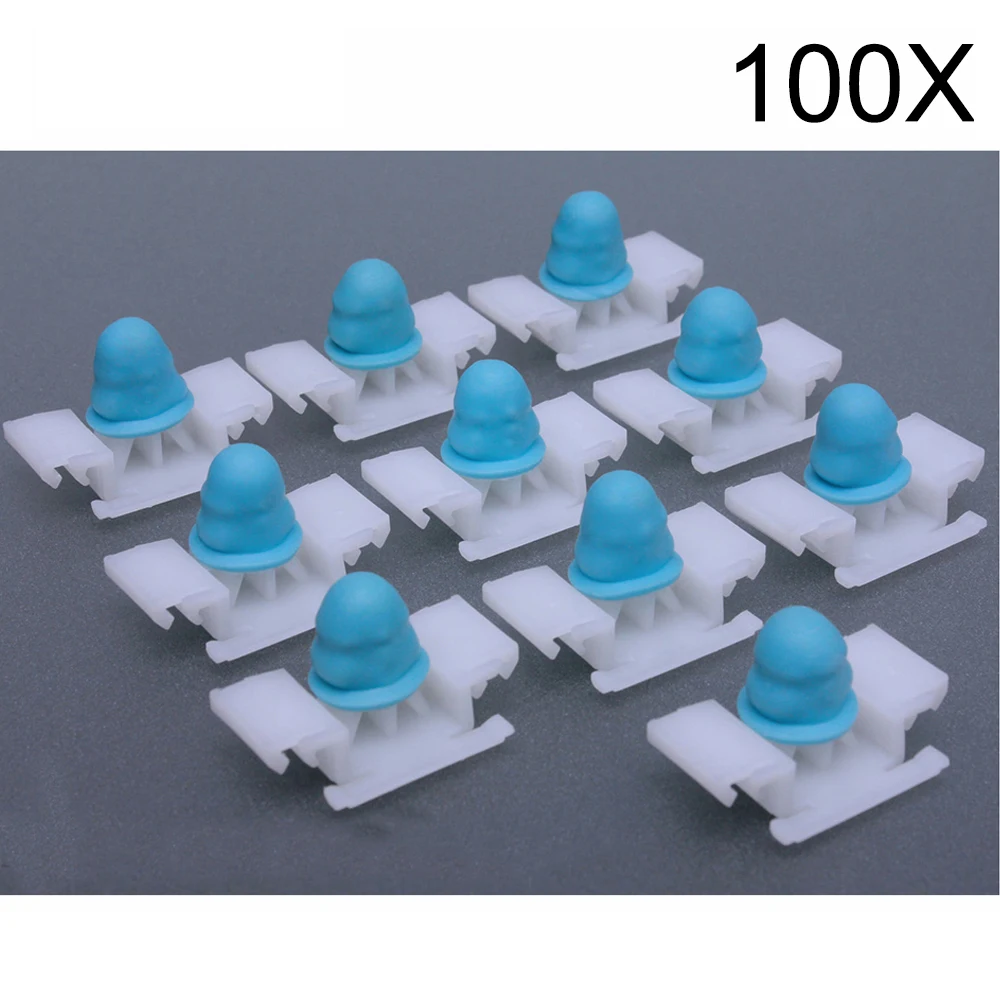 100x Exterior Car Door Fender Moulding Bump/Rub Strip Rivets Trim Fastener 51131960054 D229