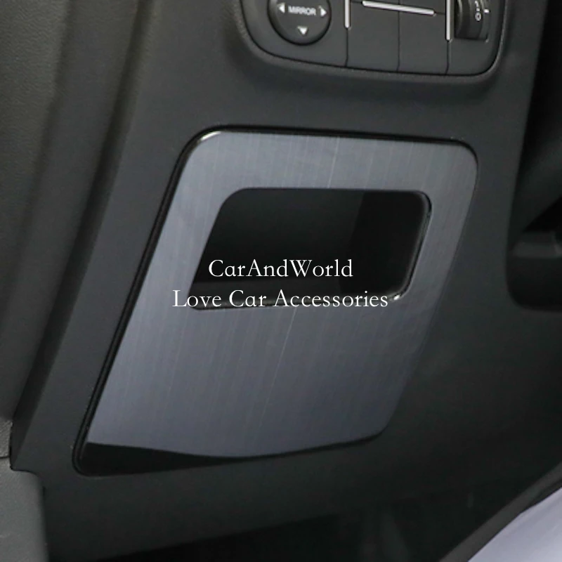 

For Changan cs35 plus 2018 2019 2020 Interior Front Rear Storage Box Panel Cover Stainless Steel Garnish Trims Car Accessories