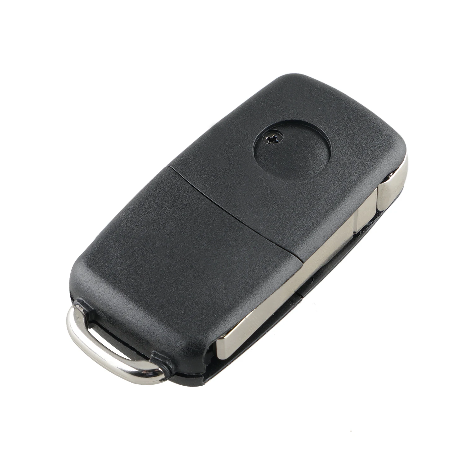 QWMEND Flip Car Key for SEAT AROSA CORDOBA IBIZA LEON TOLEDO VARIO 2002 2003 2004 Remote Key ID48 Chip 1J0 959753CT