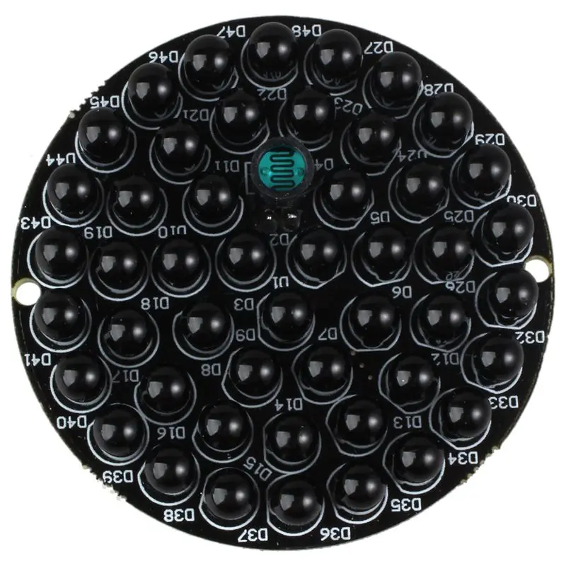 IR Infrared LED Board 940nm 48pcs IR LEDs Invisible at night No exposure Light Board for IR Illuminator CCTV Accessories