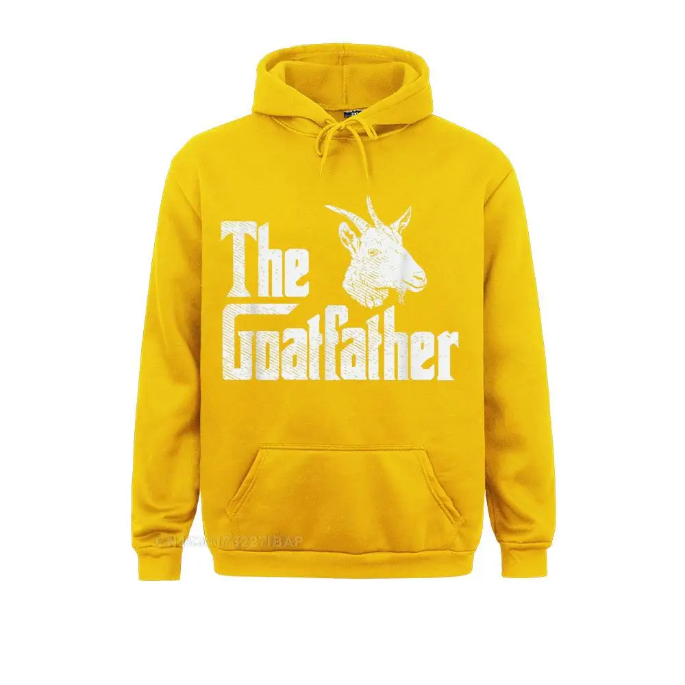 Goatfather Goat Dad Funny Goat Funny Goat Lover Discount Youth Sweatshirts Hip Hop Hoodies Fashionable Hoods Summer/Fall