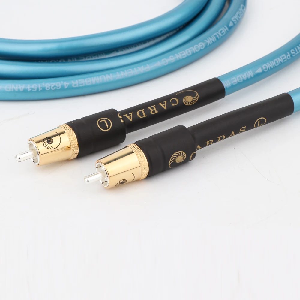 X424 CARDAS Cross RCA Interconnect Audio Cable HIFI Audio RCA Wire With Gold/Silver Plated RCA Connector