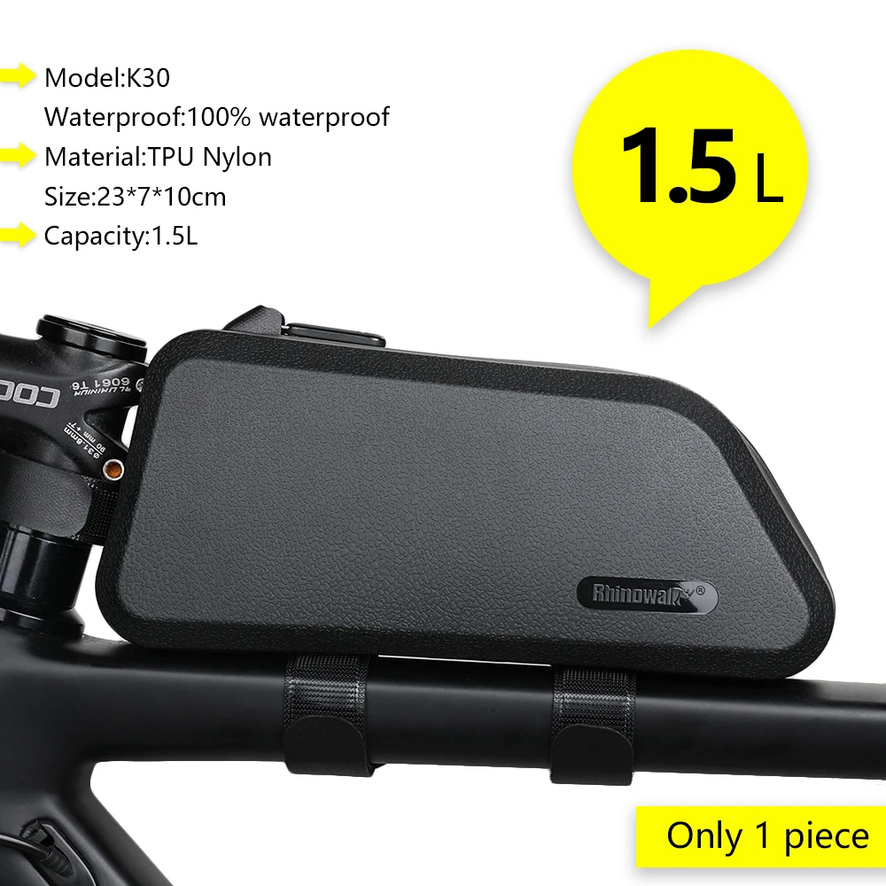 Rhinowalk Fiets Tas Set Waterdichte Fiets Fietsen Zak Sets Fietszadel Stuur Frame Buis Zak Racefiets Reizen Accessoires