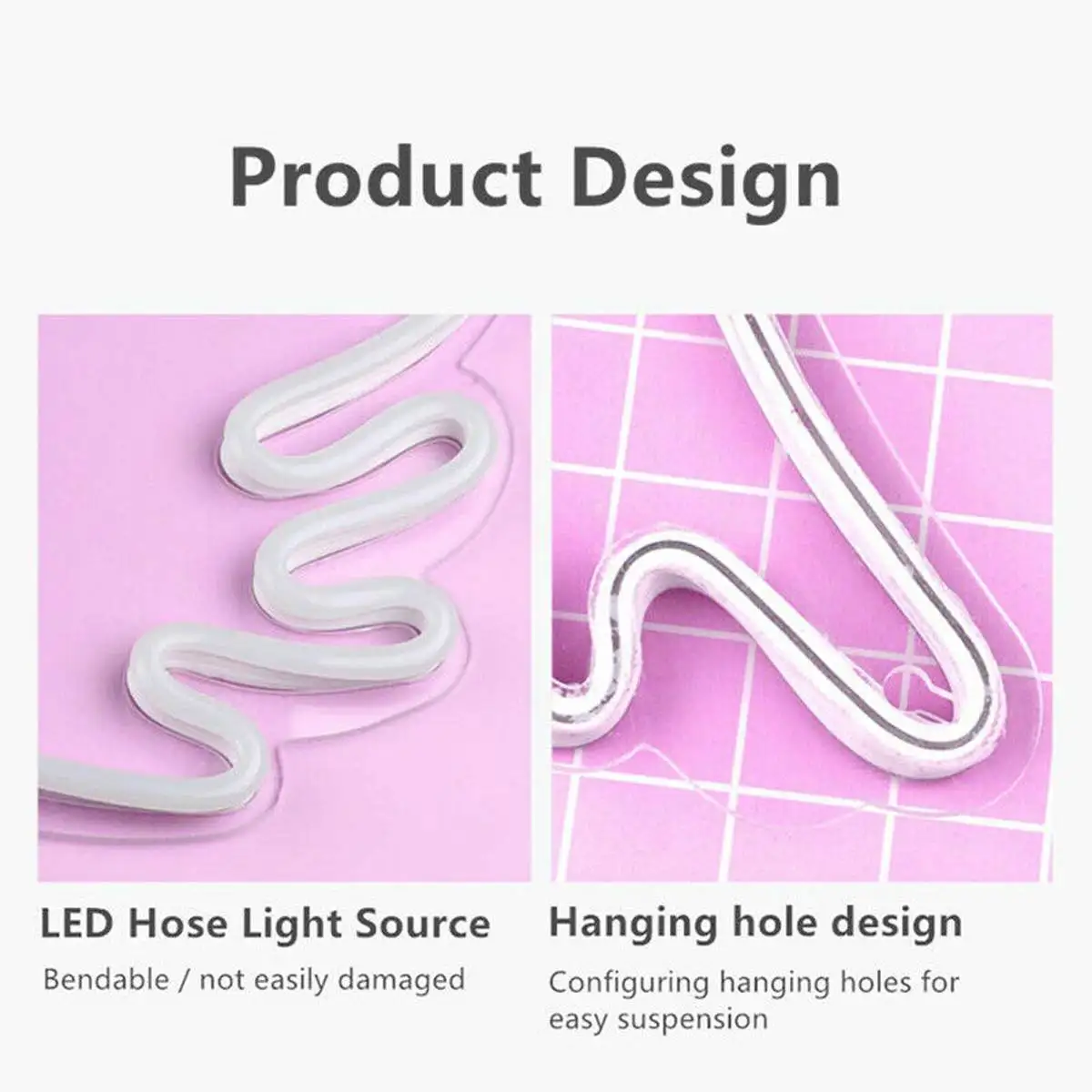 Lampu Neon Pisang Seni Hiasan Dinding Tanda Getaran Led Lampu Neon USB Bertenaga LED Lampu Tanda Neon untuk Kamar Tidur Pesta Dekorasi Rumah