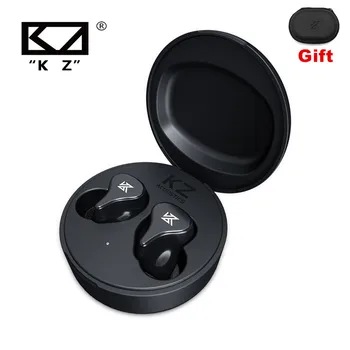 KZ Z1 Pro TWS Koptelefoon Real Draadloze Game Oordopjes Touch Control Noise Cancelling Bluetooth Compatible HiFi Sports Earphones