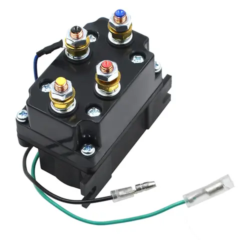 12V 500A Unversal Winch Solenoid Relay Contactor For Heavy Duty Upgrade Albright Equiv KFI: ST17 S2000 A2500 A3000 U4500 U4500w