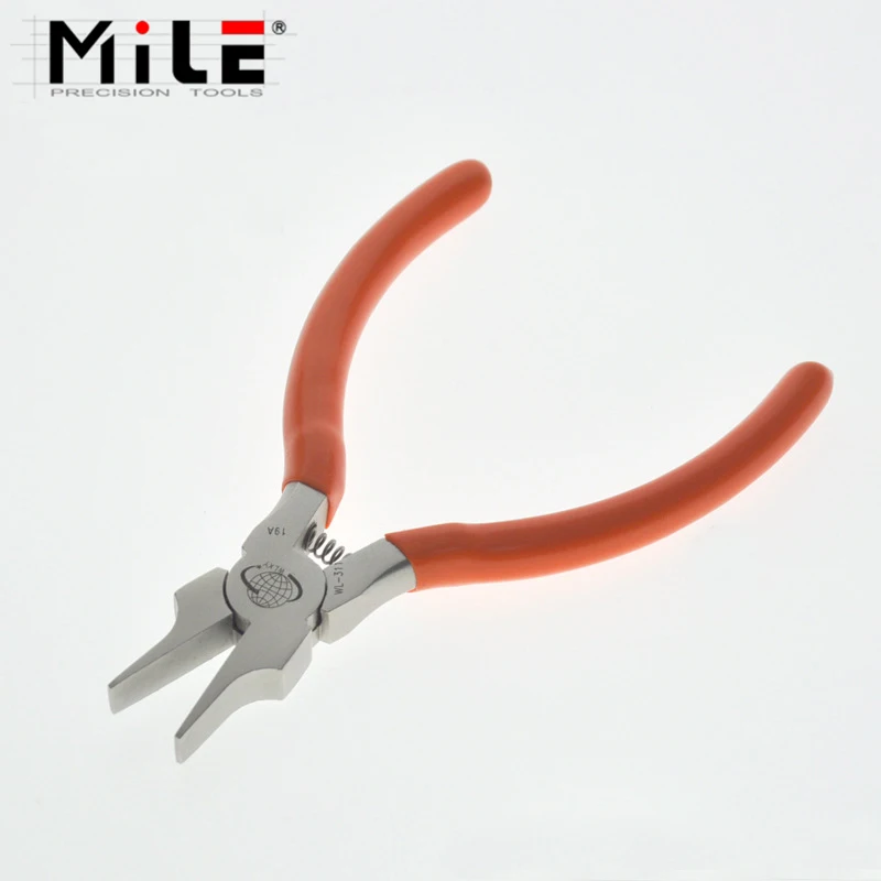 Wide Headed Toothless Flat Mouth Pliers DIY Handmade Pliers Suitable for Repairing Electronic Components Making Jewelry Etc