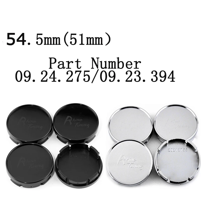 4pcs Wheel Center Caps For  09.24.257 09.24.486 09.24.030 09.24.410Rim Covers Hubcap Car Tuning Accessories