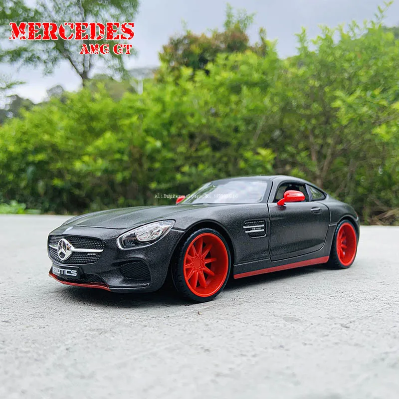 Maisto 1:24 Mercedes-Benz SLS AMG ROADSTER Simulation Alloy Car Die-casting Model Crafts Decoration Collection Toy Tool Gift