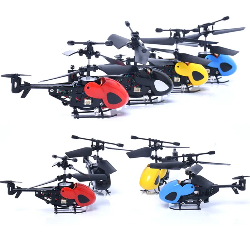 QS5010 3.5-channel mini remote control plane anti-fall and wind-resistant helicopter model children\'s educational toys