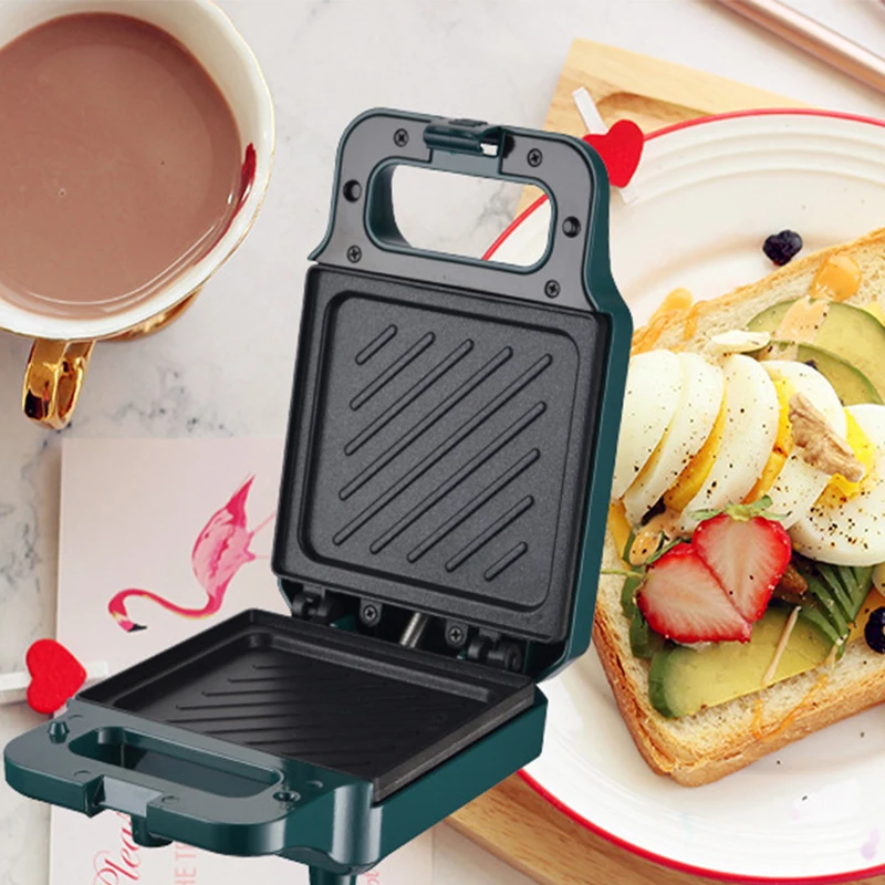 Sandwich Maker Breakfast Machine Toaster Machine Home Light Food Waffle Maker Multi-Function Heating Toast Pressure Toaster