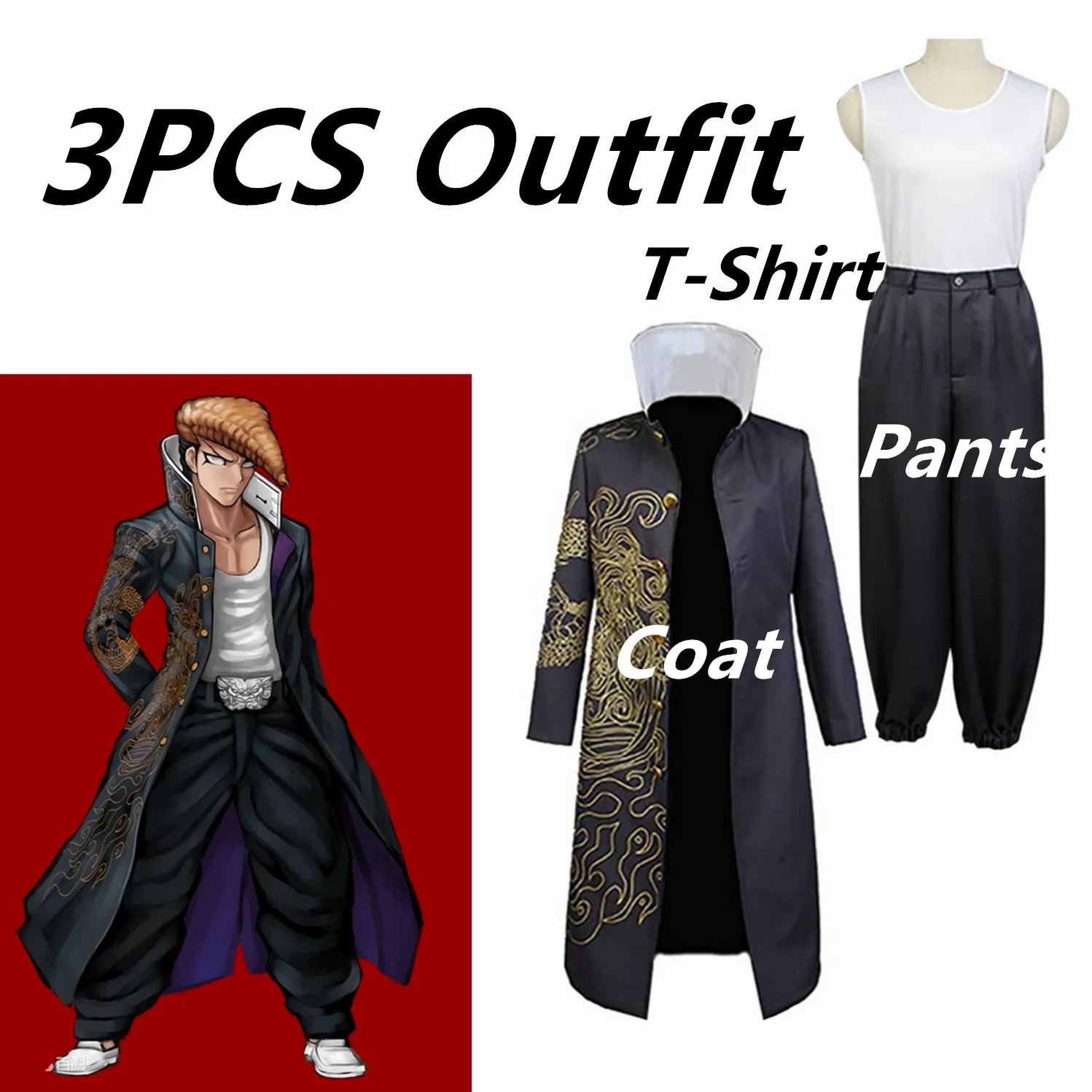 

Danganronpa Dangan Ronpa Cosplay Mondo Owada Oowada Cosplay Costume Adult Men Jacket Coat Only