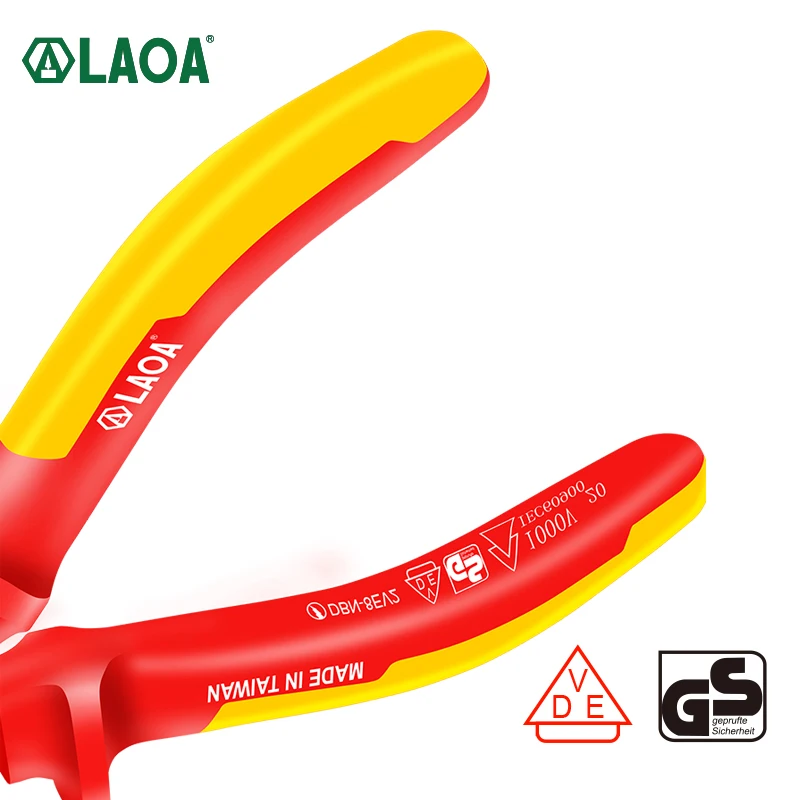 LAOA 1000V Isolante Pinze VDE Diagonale Pinze Cr-Mo Filo di Acciaio Frese E Taglierine Per Micro SIM Lungo Naso Pinze