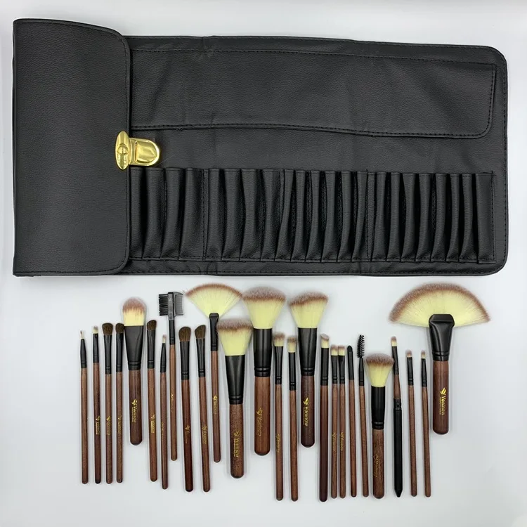 Professionele Make-Up Kwasten Set 26 Pcs Eye Borstels Set Met Cosmestic Tas Oogschaduw Blending Make Up Borstel Voor Beauty Tools kit