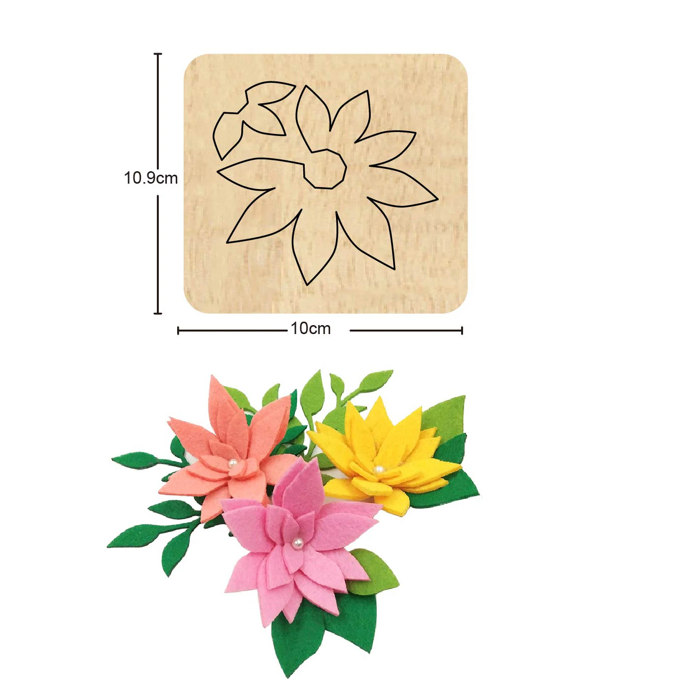 

Flowers Candle Pad Cutting Wood Dies 2020 New Xmas Decor Craft Wooden Die Suitable for Common Die Cutting Machines on the Market