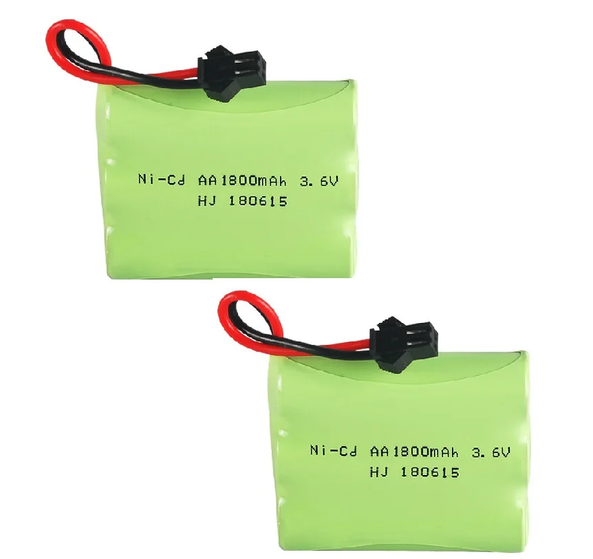 

3.6V 1800mAh Ni-MH AA rechargable Batteryfor RC Truck/ RC car/ RC boat/ RC tank 2pcs/lot