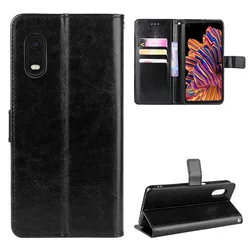 For Samsung Galaxy Xcover Pro G715F Case Luxury Leather Flip Wallet Phone Case 6.30