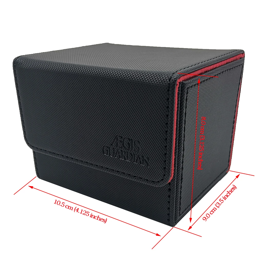 AEGIS GUARDIAN Premium Card Box For Mtg/YuGiOh TCG Commander Deck Case: 100+ Deck Box