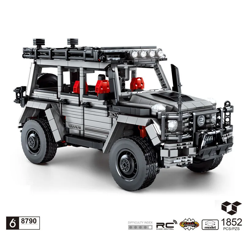 Technical Scale Benz G550 4x4 RC Car Building Block Orv Model Vehicle Steam Radio 2.4gHZ Remote Control Bricks Toys Collection