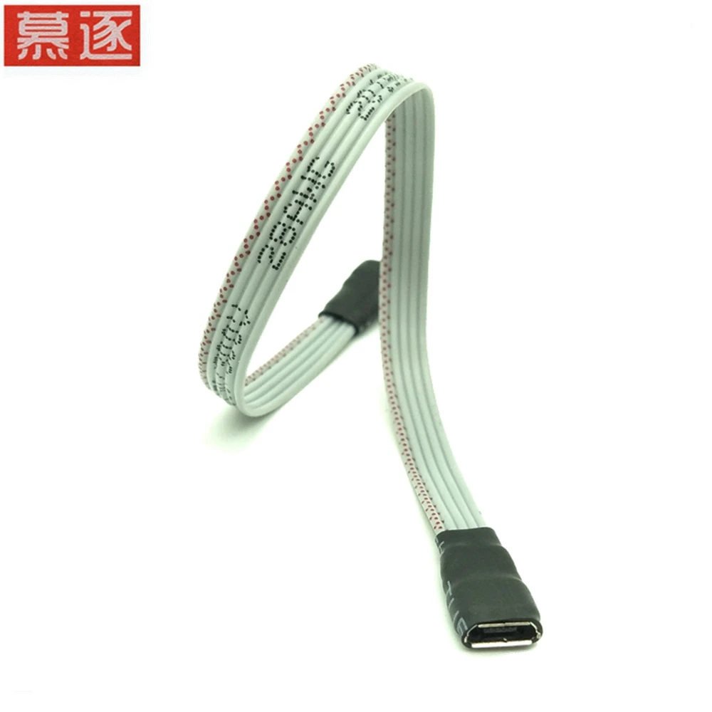 Hohe Qualität Micro USB 2,0 B 5pin Buchse auf Buchse M/F verlant gerung Lade Daten Ladegerät Blei Extender Kabel 0,1 m/0,2 M