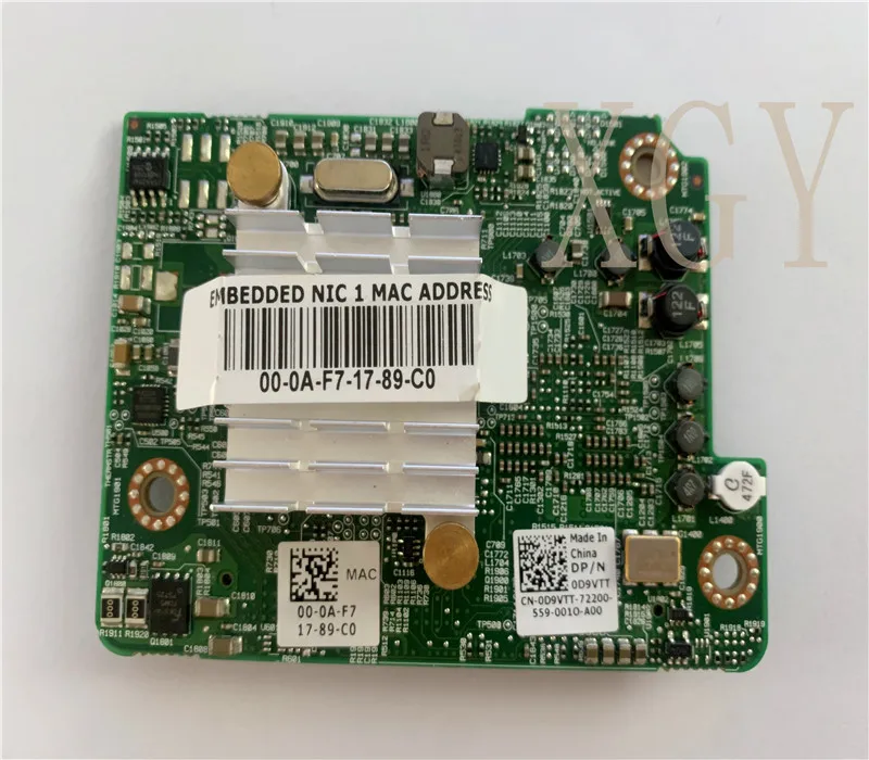 

Original FOR DELL 57711 M610/M710/M620/M820/M910M915 Gigabit network card module D9VTT 0D9VTT 100% Test OK