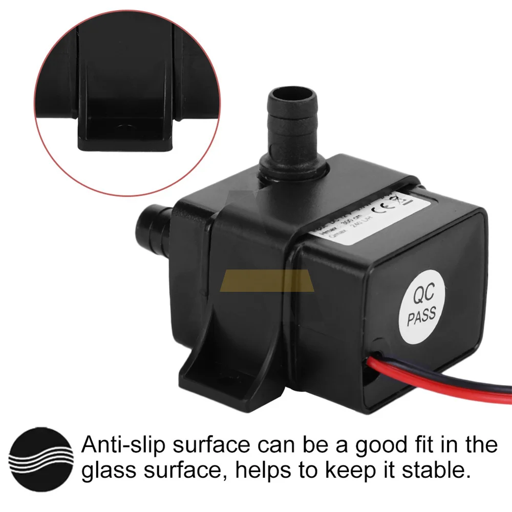 Pompe étanche sans balais 12V 240l/H, débit Ultra silencieux, Mini filtre à eau Submersible, fontaine de jardin