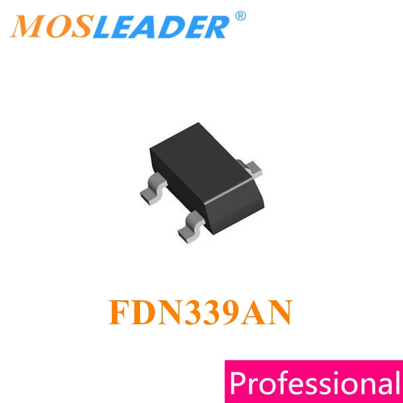 

Mosleader FDN339AN SOT23 3000PCS 20V 3A N-Channel FDN339 FDN339A Made in China High quality