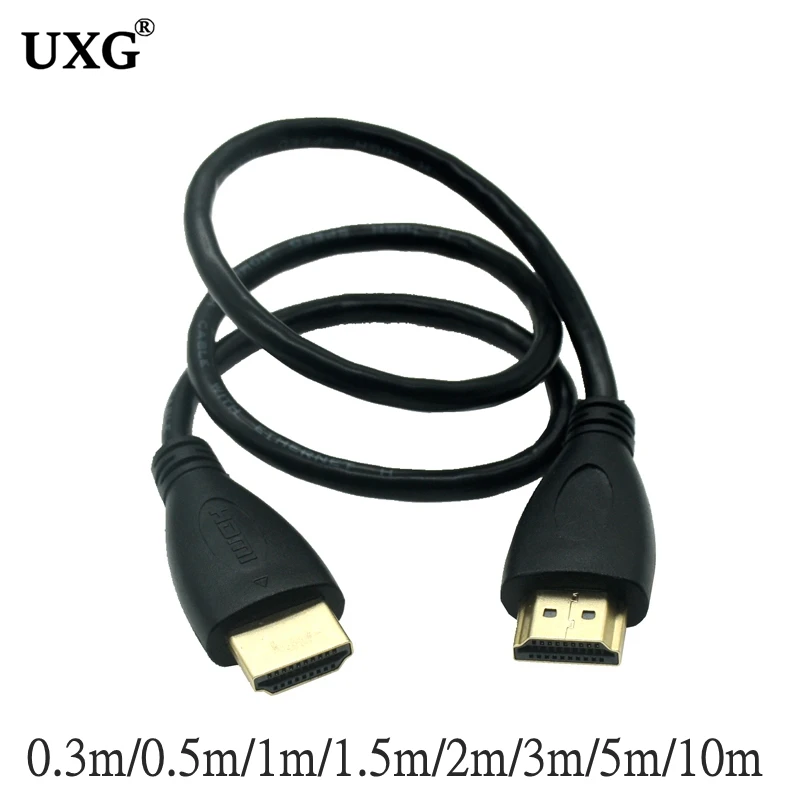 Model HDMI-compatible Cable Male-Male 1080P Gold Plated Cable 1.4V 0.5M 1M 3M 5M 10M For HD LCD HDTV Splitter Switcher