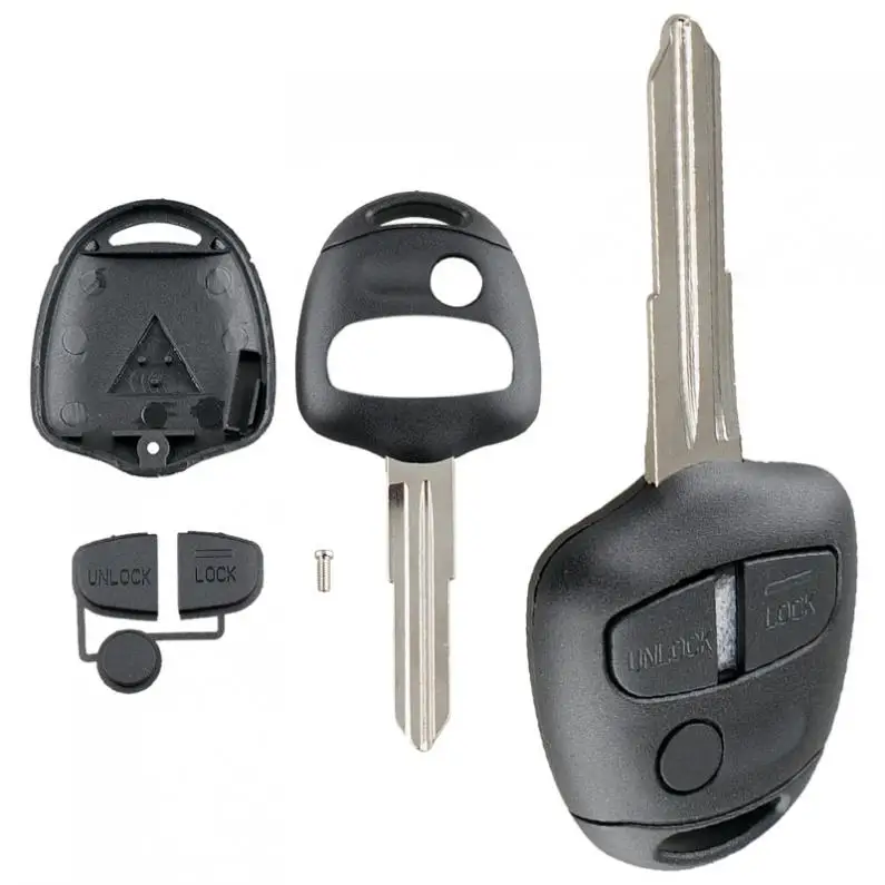 

3 Buttons Car Remote Key Shell Case with MIT11 Blade Fit For Mitsubishi